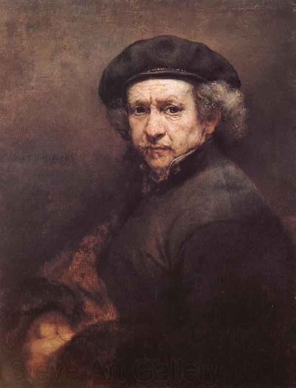 Rembrandt Harmensz Van Rijn Self-Portrait Spain oil painting art